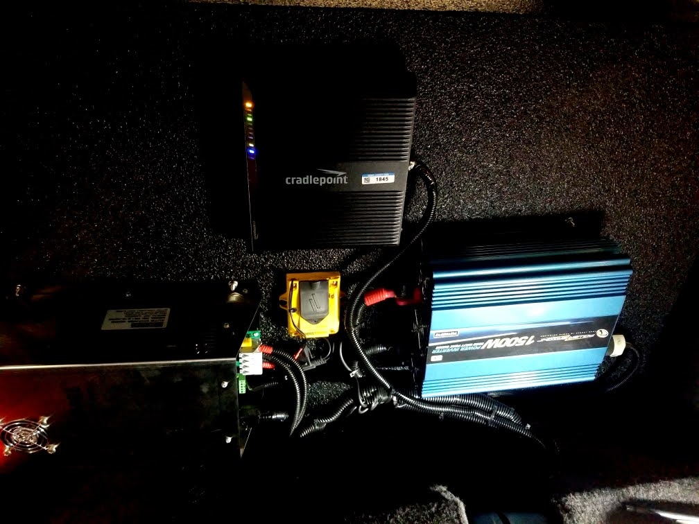 Cradlepoint connectivity and inverter installation