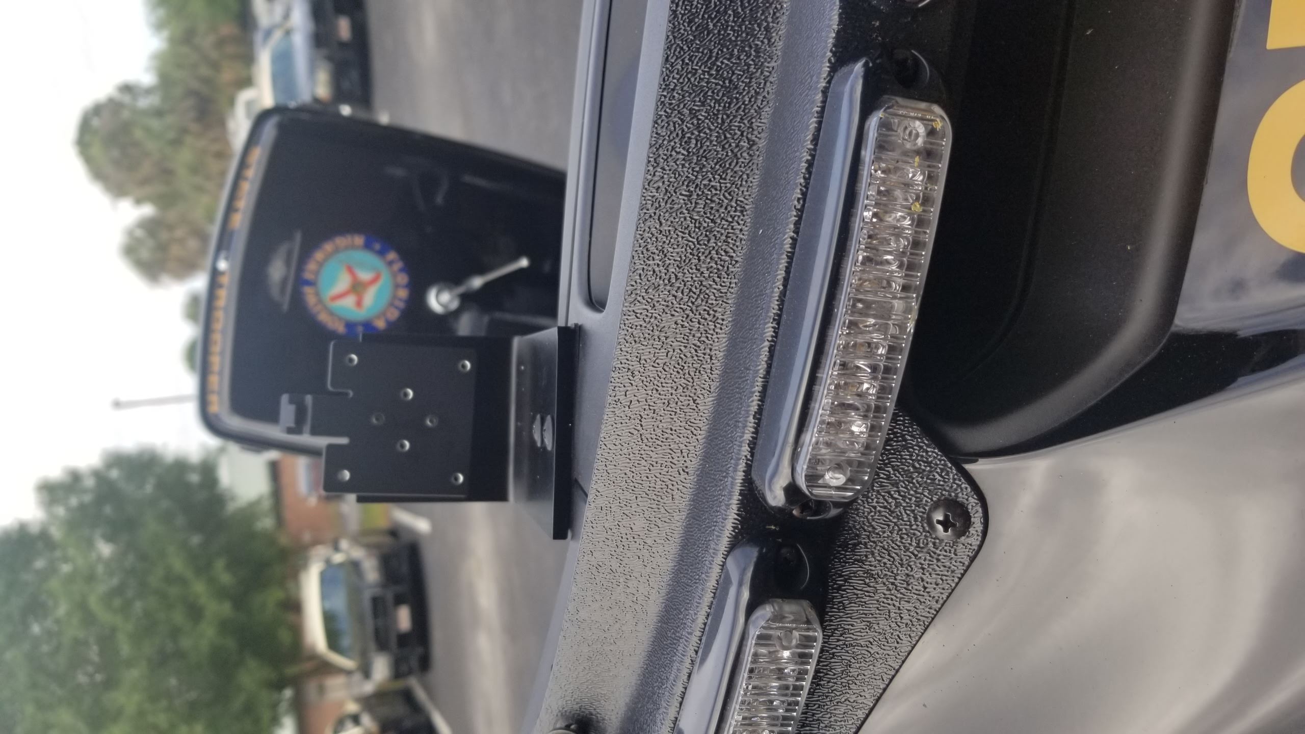 Motorcycle lighting and mounted equipment installation