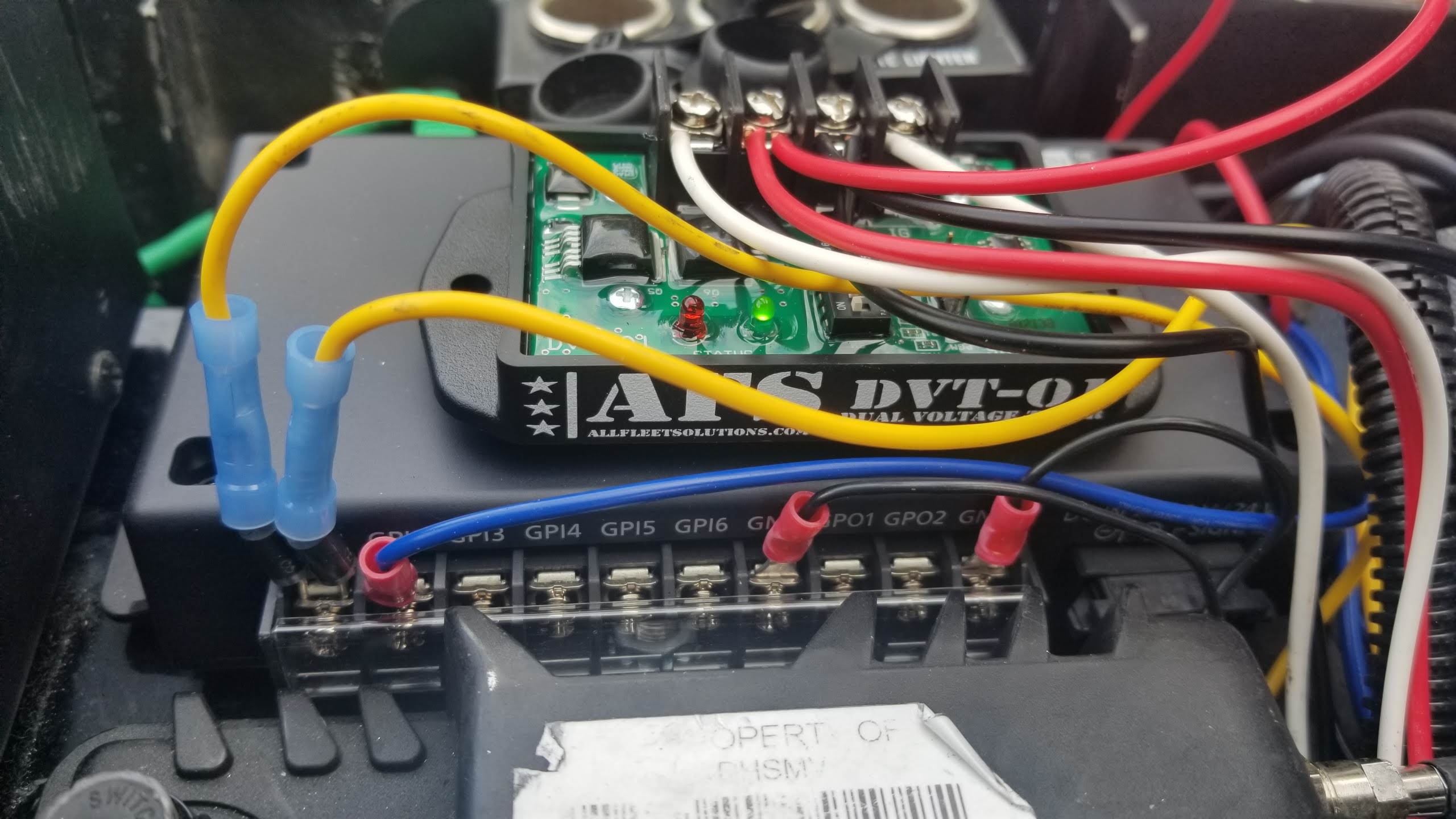 Motorcycle control and lighting equipment installation